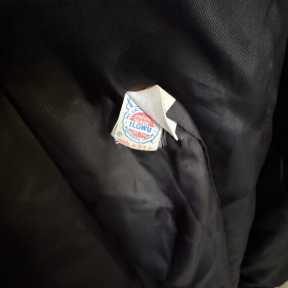 Vintage Christian Dior Wool Coat Womens 6 Black Long Overcoat USA ILGWU - Picture 10 of 12